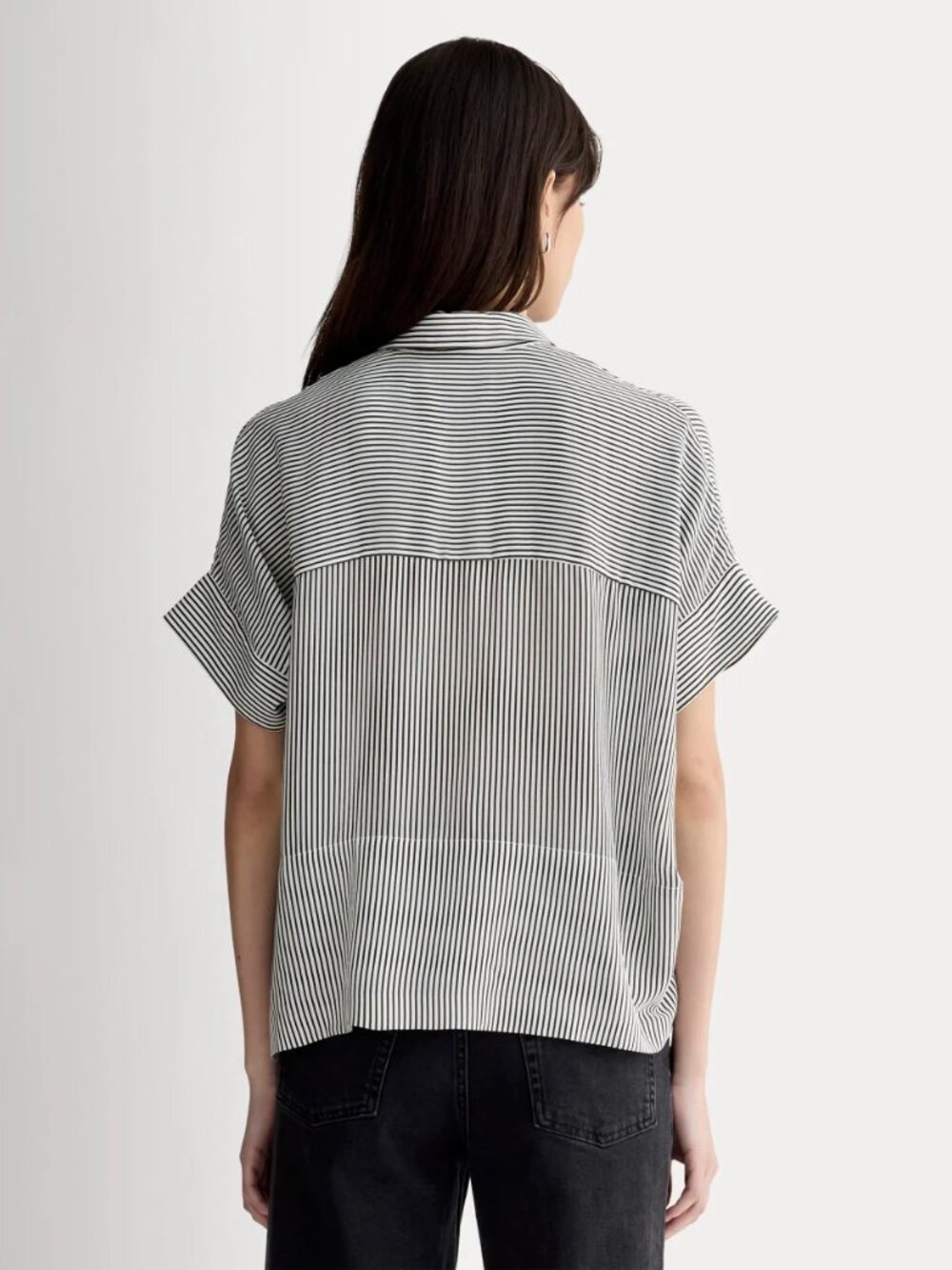 Everlane Boxy Silk Shirt - Picture 2 of 4